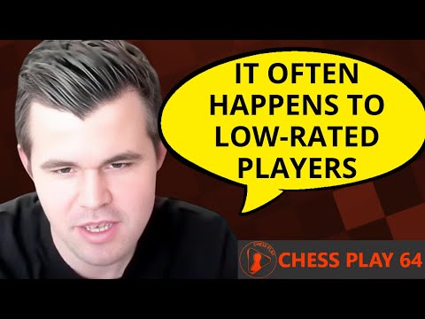 🔴 Magnus Carlsen: "This Often Happens To Low-Rated Players"