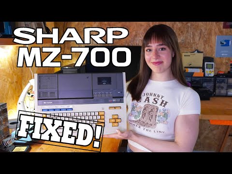 Saving This Sharp MZ-700 - No Power? No Party!