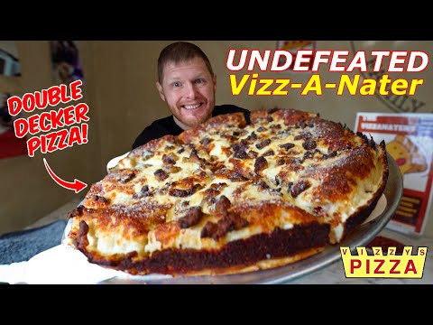 IMPOSSIBLE VIZZ-A-NATER CHALLENGE | UNDEFEATED PIZZA | VIZZY'S