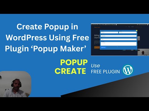 Create Popup use Free Plugin Popup Maker /This FREE Plugin is All You Need for WordPress Popups