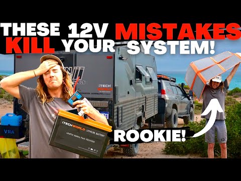 ROOKIE 12V MISTAKES that are KILLING your offgrid system SILENTLY! 3 easy cheap DIY tips solar panel