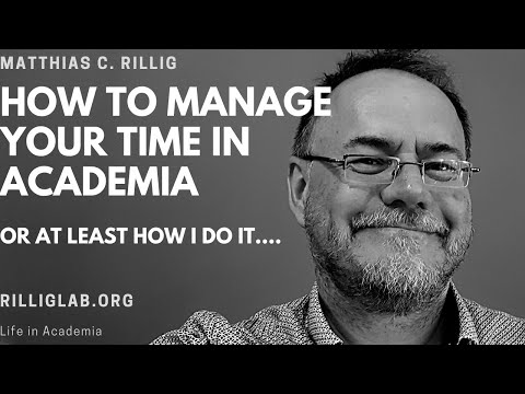 Time management in academia. #phd #phdlife #productivity #timemanagement