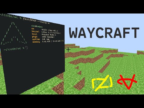 Minecraft, but it's a Wayland compositor