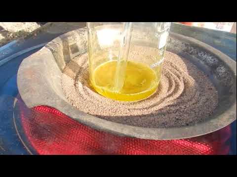 Осаждение золота сахаром из "бедной" ЦВ. Первый опыт