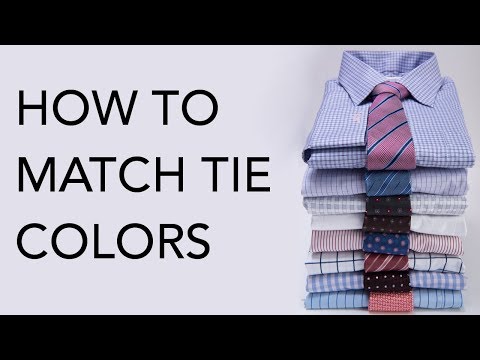 How To Match Tie Colors To Suits & Shirts