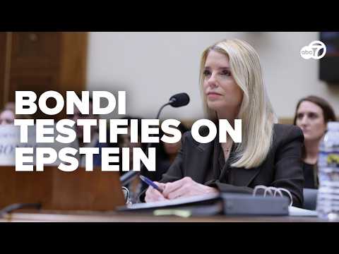 TOP MOMENTS FROM PAM BONDI'S TESTIMONY ON EPSTEIN FILES