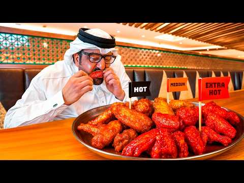 Qatar Spicy Food Challenge: Hot Wings, Ramen & Spicy Ice Cream!