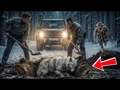 Они зарыли белую волчицу заживо в лесу, но старый охотник спас её — это изменит всё
