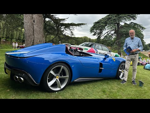 The stars of Heveningham Hall Concours. Ferrari SP2, Tag Turbo, Tuthill GT one, Singer, Mcmurtry