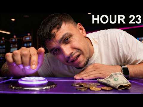 Surviving On $100 In The Casino For 24 Hours!