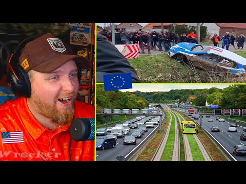 American Amazed by Viral European Car & Motorsports Clips 🎉🚨