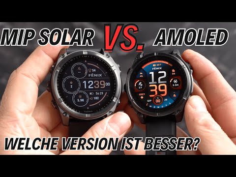 Garmin Fenix 8: MIP (Solar) or AMOLED? All the differences + battery comparison