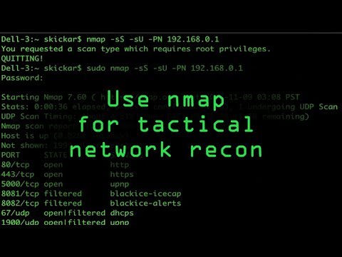 Use Nmap for Tactical Network Reconnaissance [Tutorial]