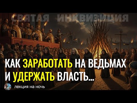 Святая инквизиция: кто и как НА САМОМ ДЕЛЕ сжигал ведьм? 🌑✨ Лекция на ночь