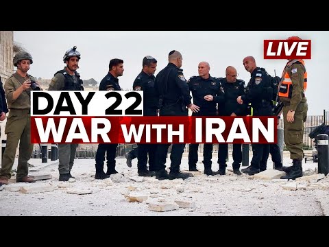 WAR UPDATE Day 22: Iran Hits Jerusalem's Old City with Missile as Shabbat Begins