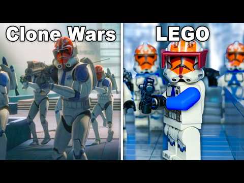 Iconic Clone Wars Scenes in LEGO