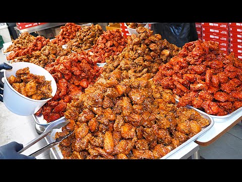 Most Fantastic & Mouth-watering Korean Chicken Master! Selling 20 tons per month / street food