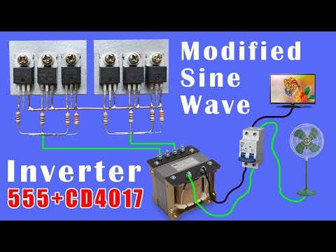How to make 12V DC to 220V AC Inverter | Inverter 3000 Watt, Pure Sine Wave | 12V 220V Inverter,50hz