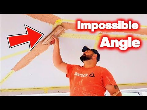 plastering a conservatory ceiling