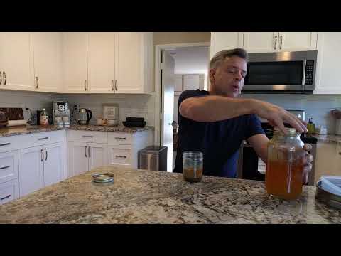 Making my morning Bee Bread.