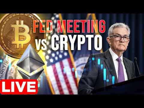 Fed Meeting vs. Crypto LIVE 🔴 Jerome Powell + Inflation Sentiment Analysis
