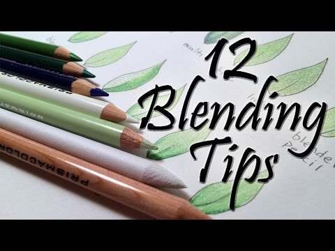 12 Blending Tips for Colored Pencils