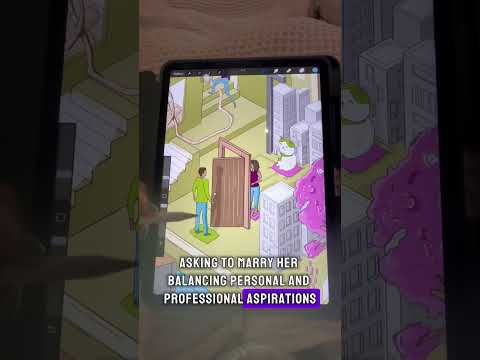 Architectural illustration gift for an old work friend Foster and Partners