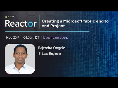 Creating a Microsoft fabric end to end Project