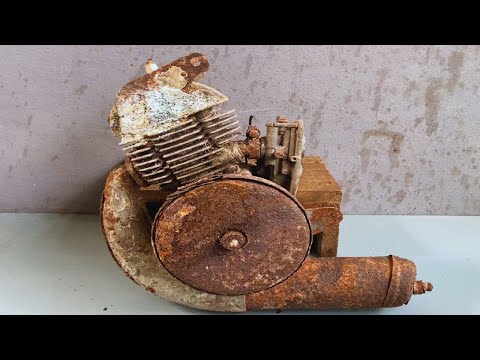 Full Restoration 1920s Abandoned Motorcycle Engine - Full Rebuild