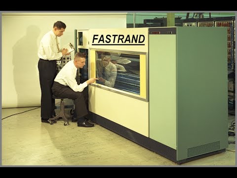 1963 Sperry Rand UNIVAC FASTRAND Giant Magnetic Drum, Computer History Archives, Unisys Educational