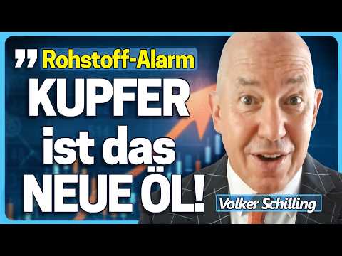 Aus drei Gründen wird der Kupferpreis explodieren! Volker Schilling warnt