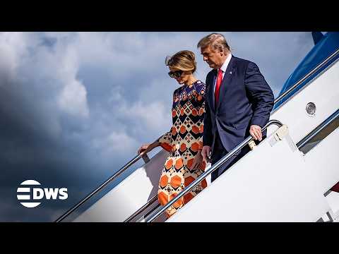 FULL HISTORIC ARRIVAL:  U.S. President Donald Trump Arrives Back in Washington from Florida | AC1Z