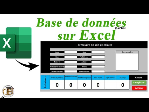 Créer une base de données facilement sur Excel