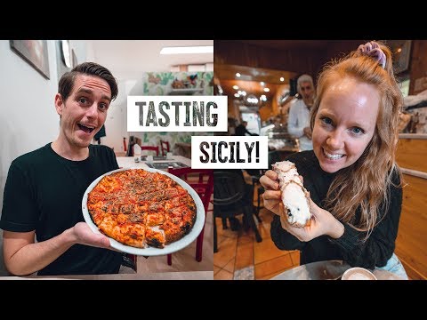 Delicious Sicilian PIZZA and CANNOLI! + Sicily Villa Tour & Exploring Erice ๐ (Italy)