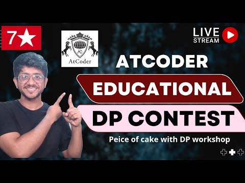 Atcoder Educational DP Contest | Basic Forms | Dynamic Programming Workshop | Vivek Gupta