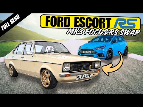 CRAZY 2.3 ECOBOOST RS MK2 ESCORT - MK3 FOCUS RS SWAPPED MONSTER!