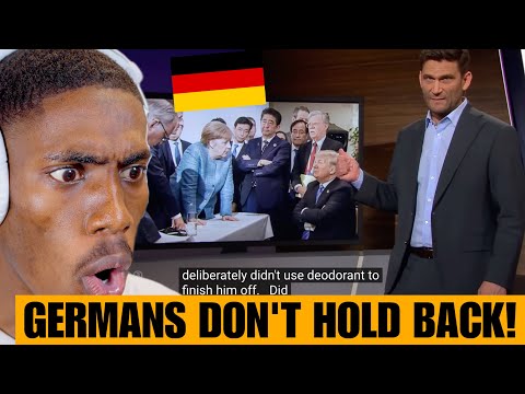 American Reacts to Germany TV Show Roasting Donald Trump
