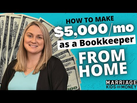 How to Make $5k Per Month as a Bookkeeper From Home