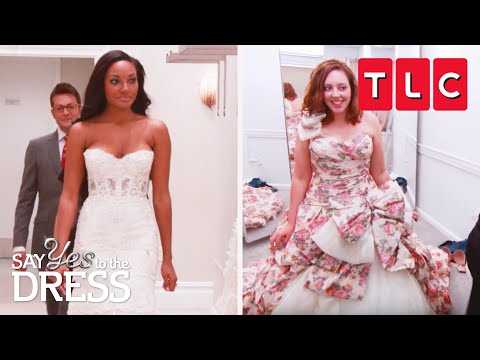 Edgy Dresses for Rebel Brides Part 1 | Say Yes to the Dress | TLC