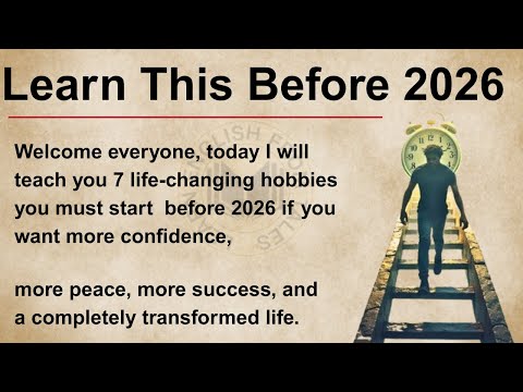 7 Daily Habits to SUPERCHARGE Your 2026 || Graded Reader || Learn English âś…