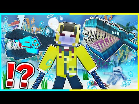 Trapped in a dangerous aquarium! Escape from the carnivorous fish! 🤣 [Minecraft]