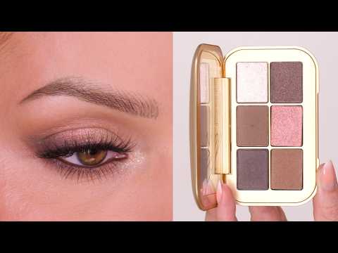 Neutral Smokey Eye - suitable for all occasions | Lisa Eldridge FAWN Eyeshadow Palette