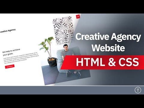 Creative Agency Website From Scratch | HTML & CSS