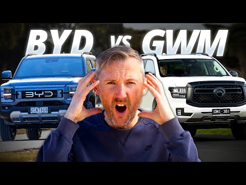 BYD Shark 6 vs GWM Cannon Alpha PHEV - which hybrid ute is better?