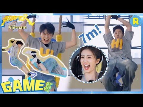 Lý Quân Nhuệ vượt thử thách khó tin! Châu Thâm rớt đầu xuống nước 😂| Phần 13-Tập10 CLIP