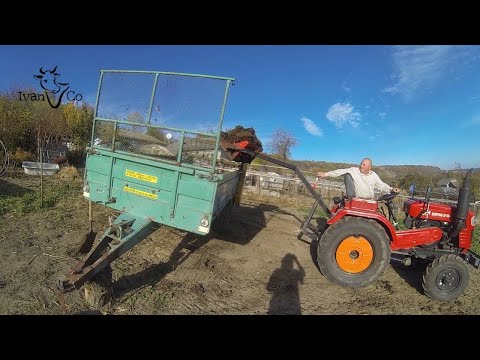 Rear-mounted loader & Shifeng SF-354 VS Manure spreader ROU 2.5t AGROMET WARFAMA.