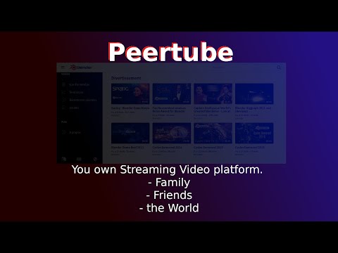 Peertube - Open Source, Federated, Video Streaming!