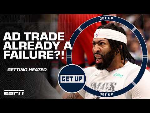 Brian Custer & Alan Hahn LOSE THEIR MINDS over Anthony Davis' injury in Dallas 😯 | Get Up