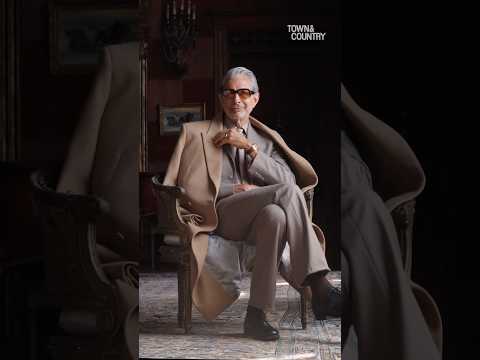 Come behind the scenes of #JeffGoldblum's cover shoot with Town & Country.