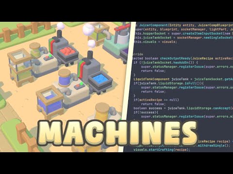 Implementing Crafting Machines for my Farming Game